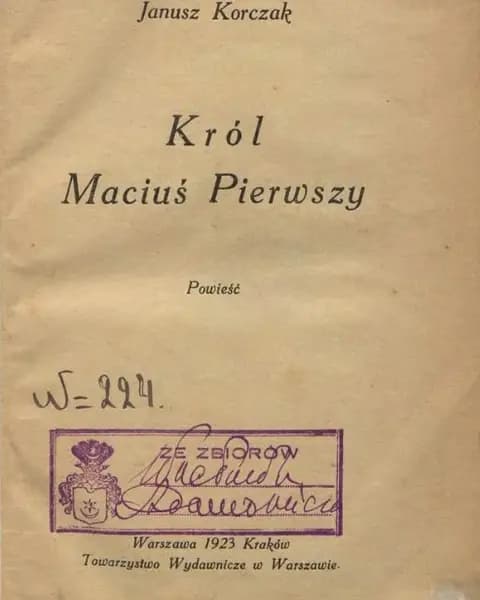 Portret — Maciuś I